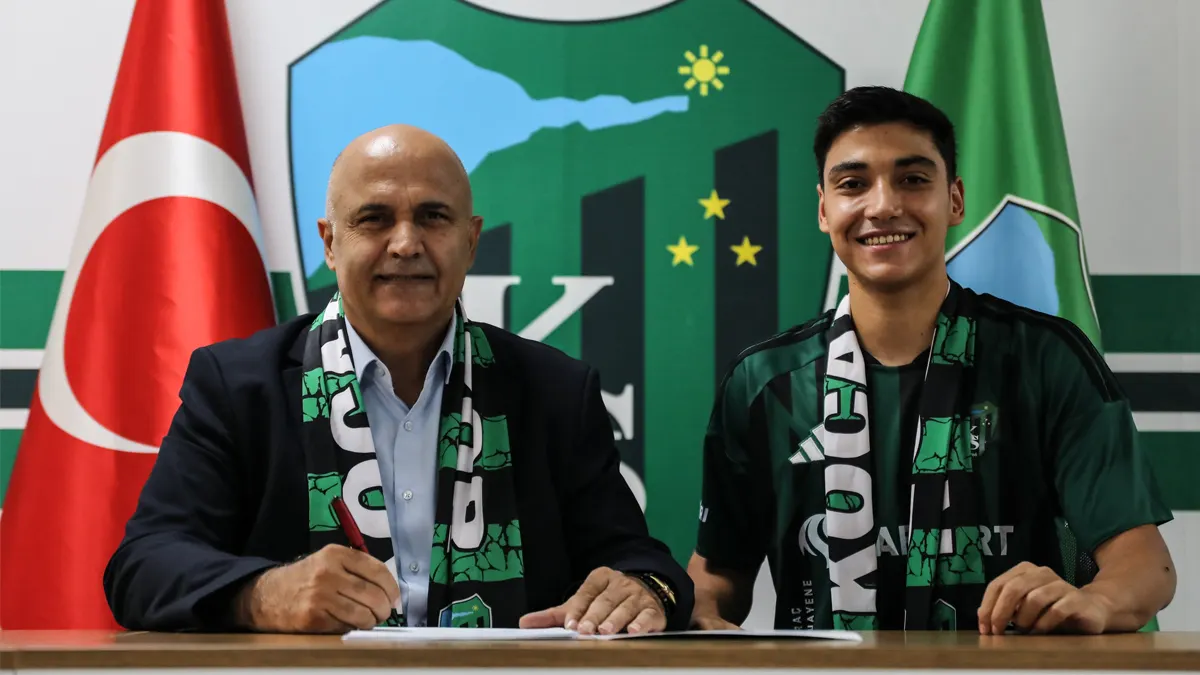 Kocaelispor, Hulisi Destici ile 4 yıllık sözleşme imzaladı