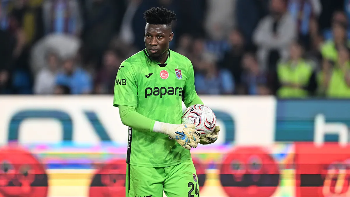Trabzonspor'da Onana kurtarış oranıyla öne çıktı
