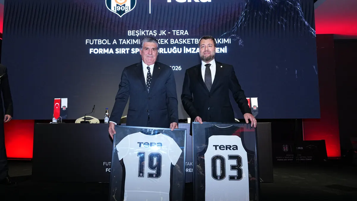 Beşiktaş'ın yeni forma sponsoru Tera Yatırım oldu