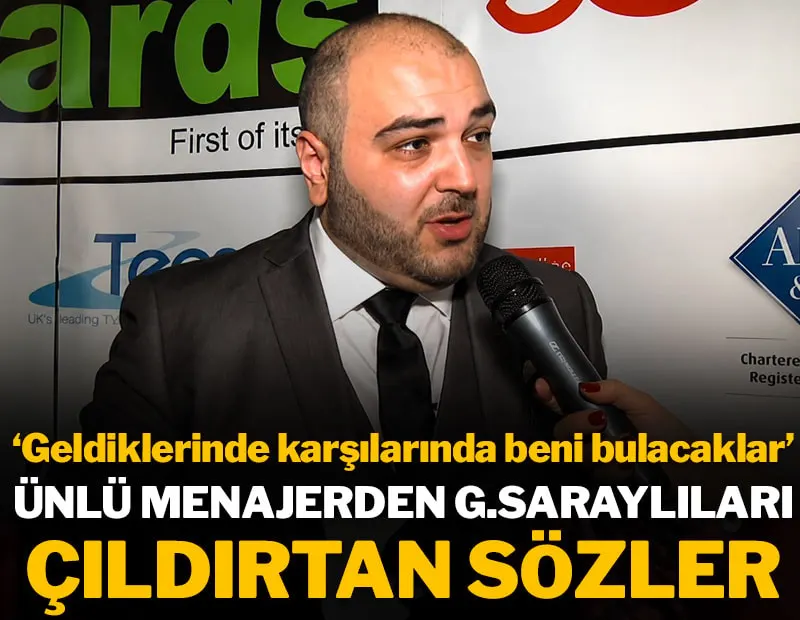 Menajer Muzzi Özcan'dan Galatasaray'a sert çıkış