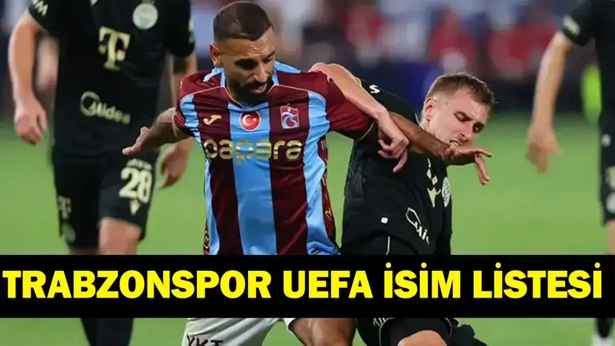 Trabzonspor'un UEFA Konferans Ligi kadrosu bekleniyor