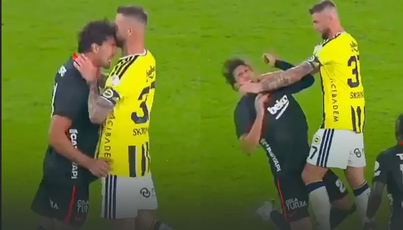 Fenerbahçe-Beşiktaş derbisinde Vlahovic-Skriniar gerginliği