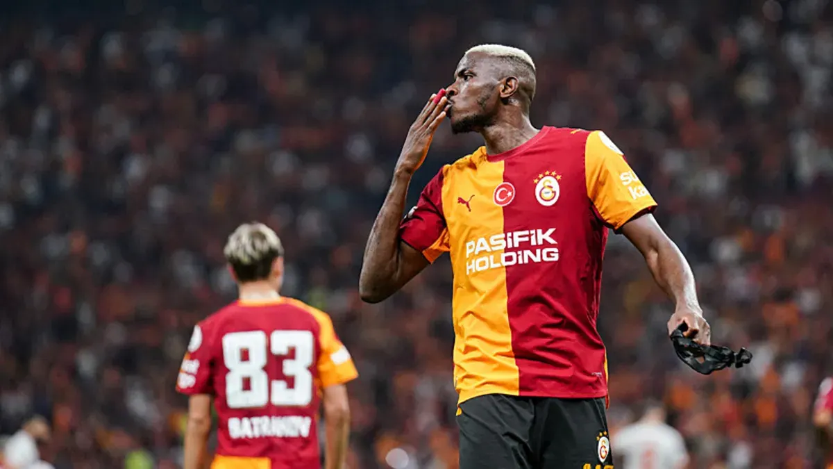 Galatasaray'da Osimhen ligde 5. golünü attı