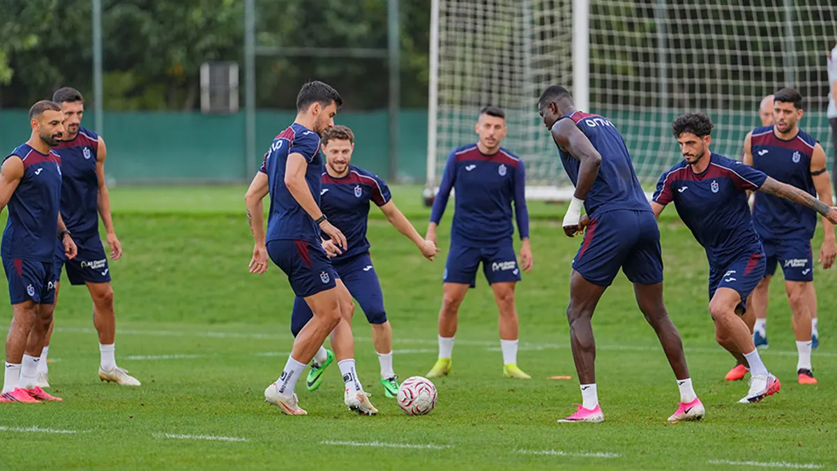 Trabzonspor'da Ferencvaros hazırlıkları sürüyor