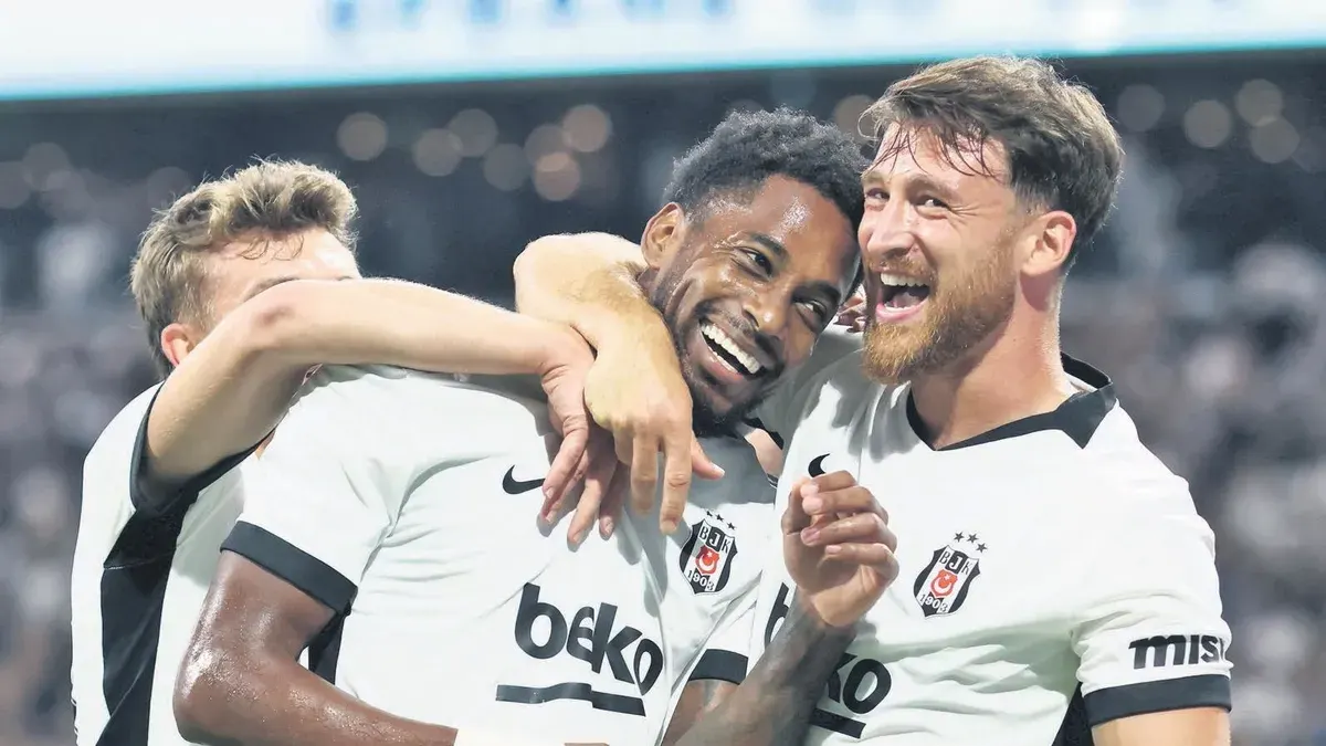 Beşiktaş, Zalgiris'i farklı geçti; Vlahovic ilk maçına çıktı