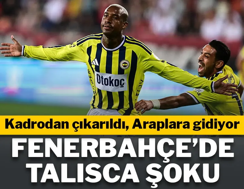 Fenerbahçe'de Talisca, Konyaspor kadrosunda yok