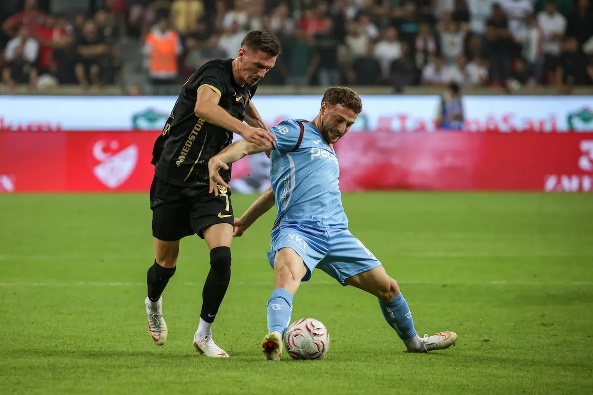 Amed, Trabzonspor'u son dakikada 2-1 mağlup etti