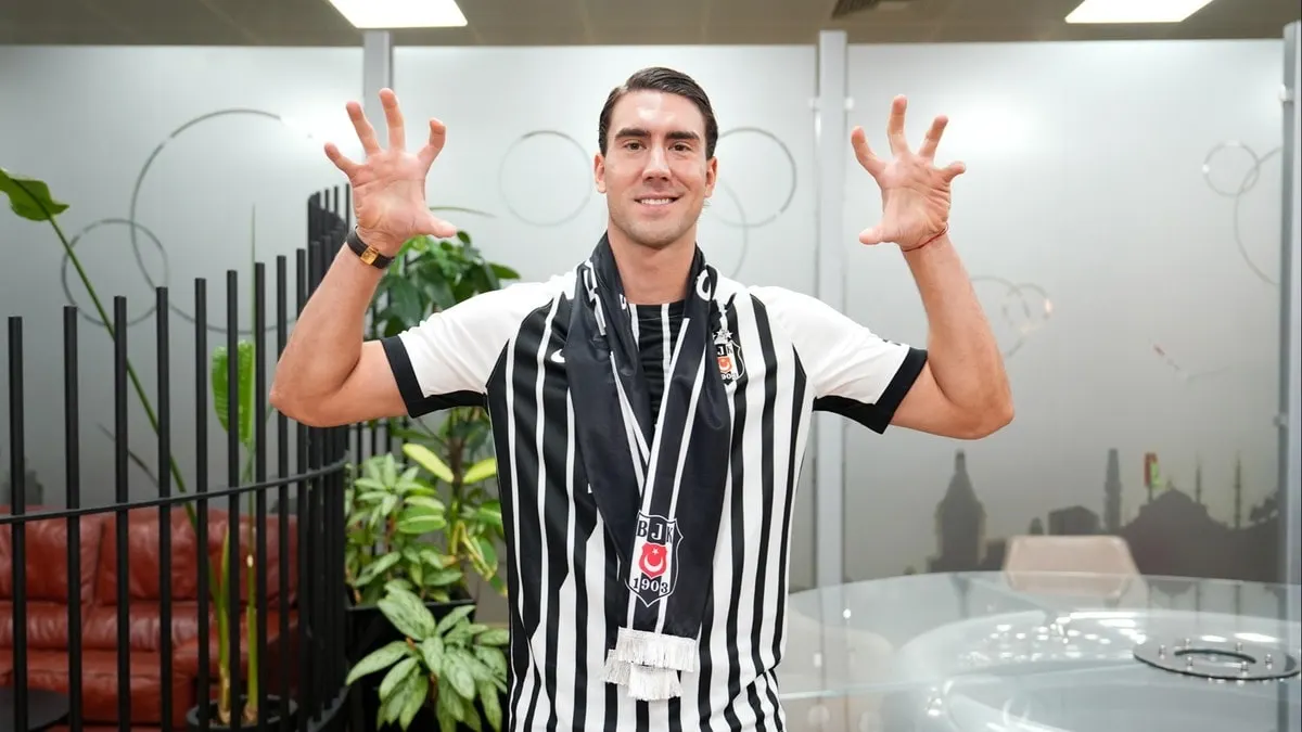 Beşiktaş'ta Vlahovic'in forma numarası netleşti