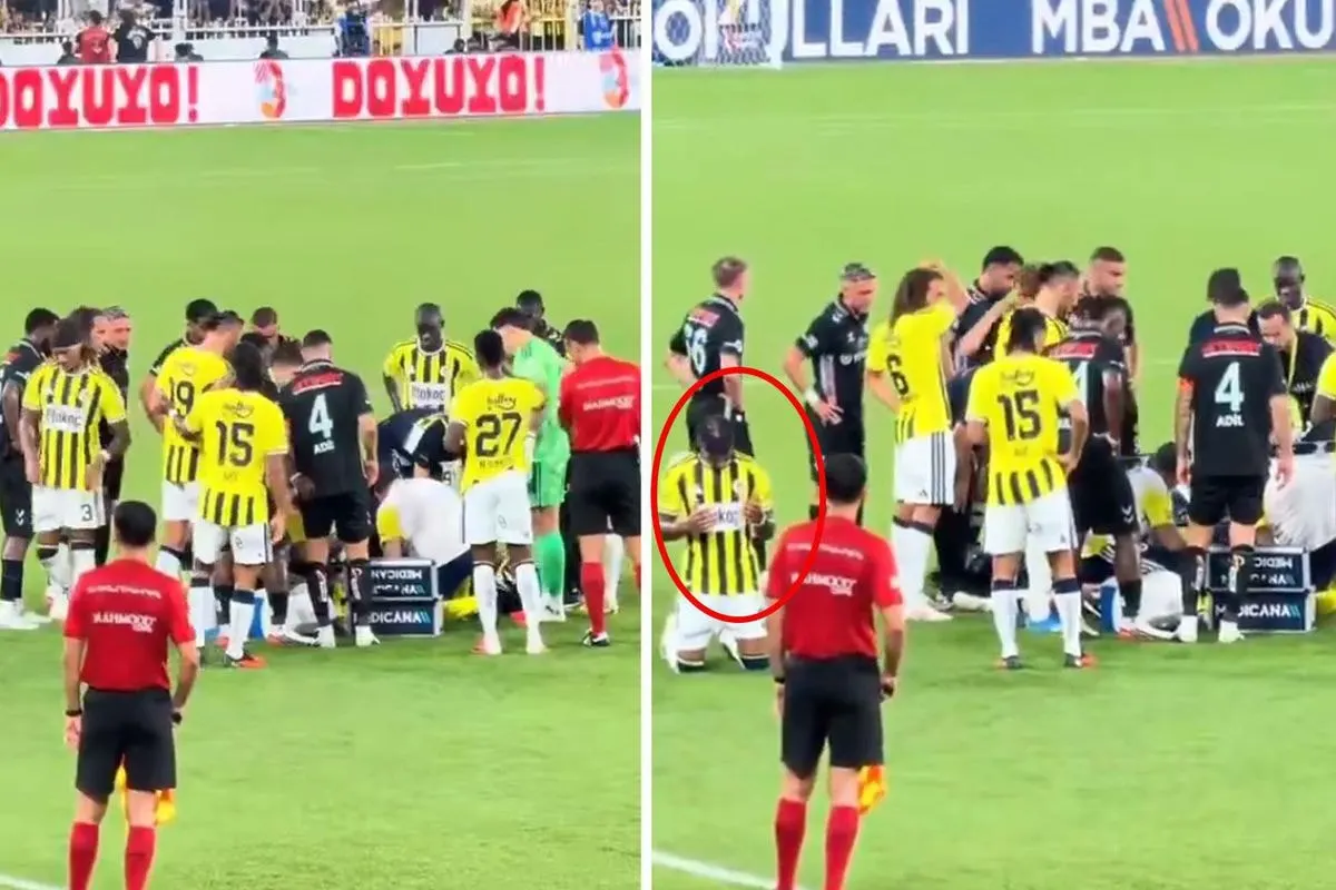 Fenerbahçe'de Kerem Aktürkoğlu'ndan endişe veren an