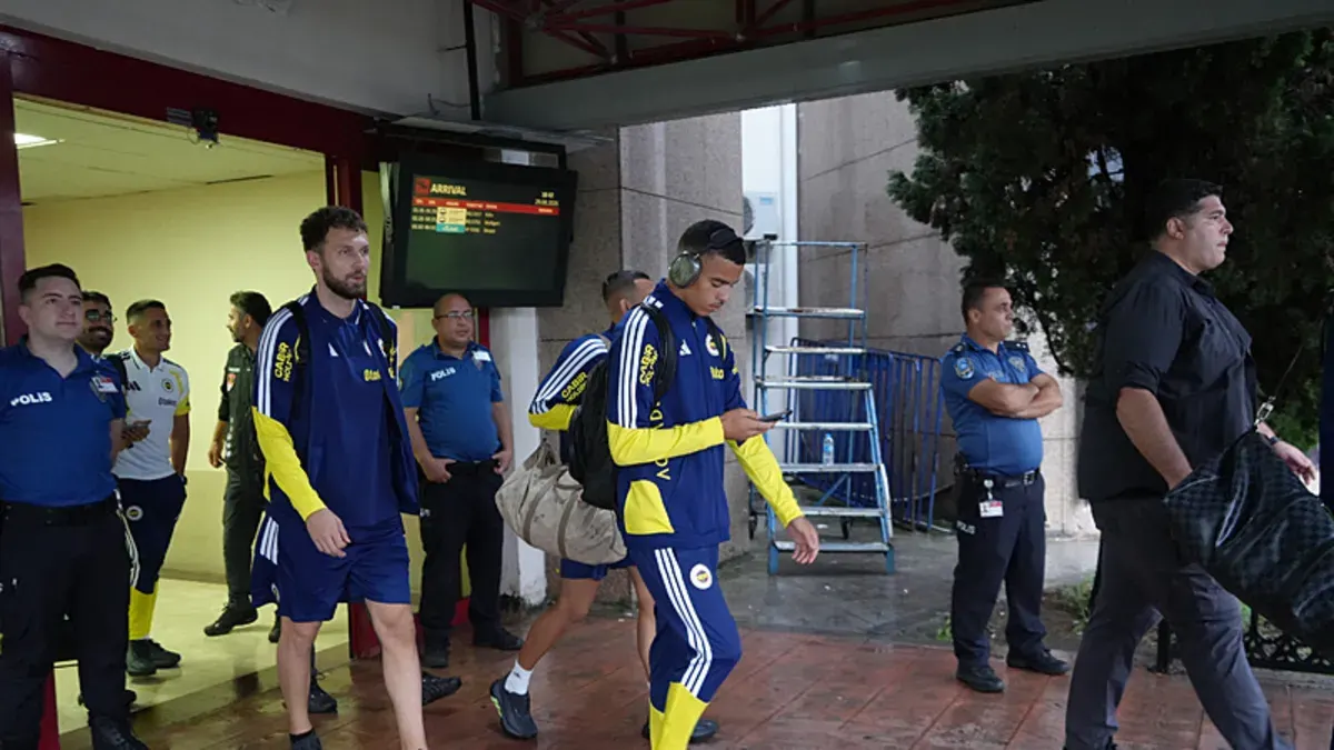 Fenerbahçe kafilesi Samsunspor maçı için Samsun'da