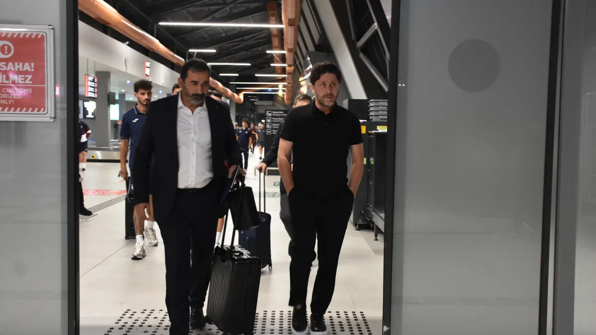 Trabzonspor kafilesi Avrupa Ligi elenmesinin ardından şehre döndü