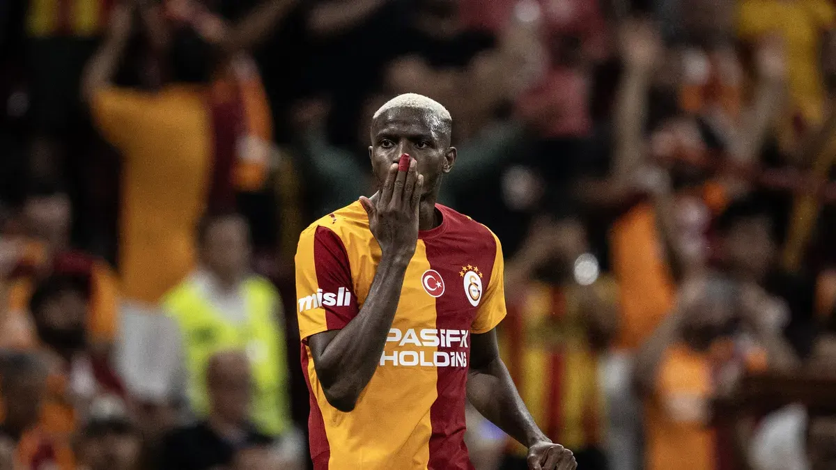 Osimhen, Çorum FK maçında Galatasaray'ın iki golünü attı