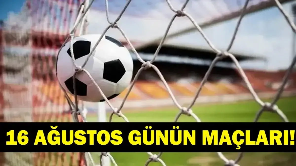16 Ağustos Pazar günü Süper Lig'de 3 maç oynanacak