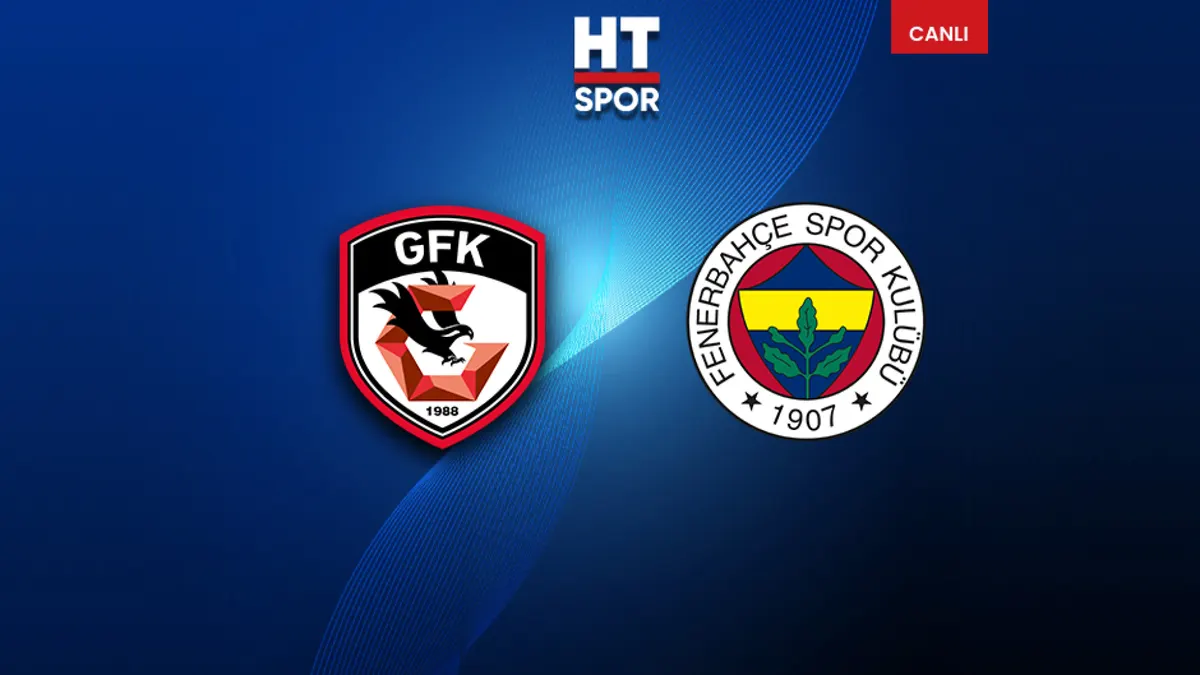 Gaziantep FK-Fenerbahçe ilk yarısı golsüz bitti