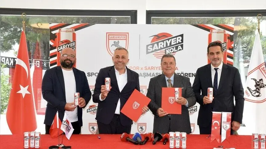 Samsunspor'a Sarıyer Kola'dan konç sponsorluğu