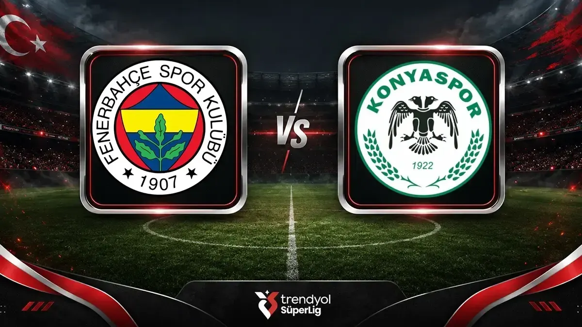 Fenerbahçe-Konyaspor maçında ilk 11'ler açıklandı