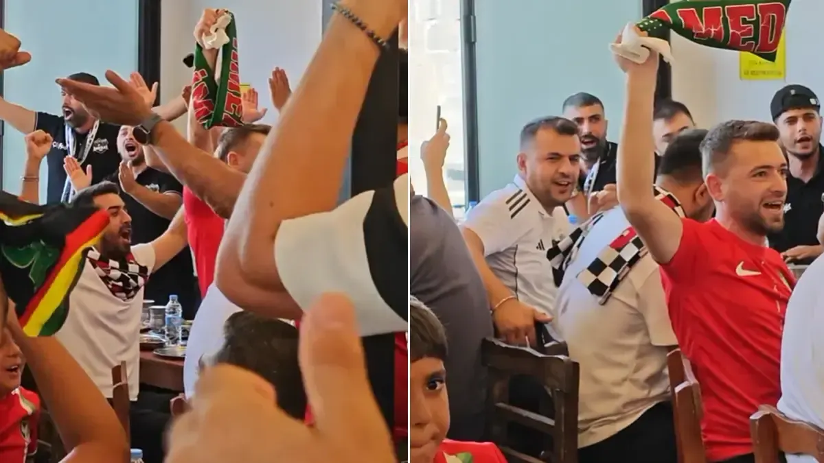 Amed ve Beşiktaş taraftarları kahvaltıda buluştu